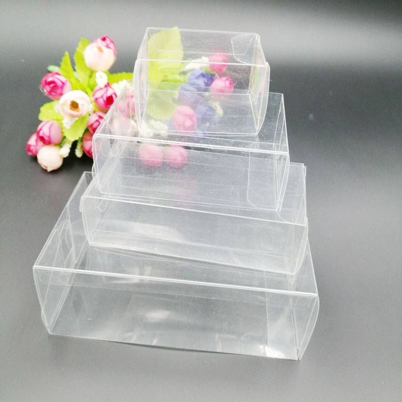 Event Party Box - 50 sztuk ABC prostokąt przezroczyste plastikowe