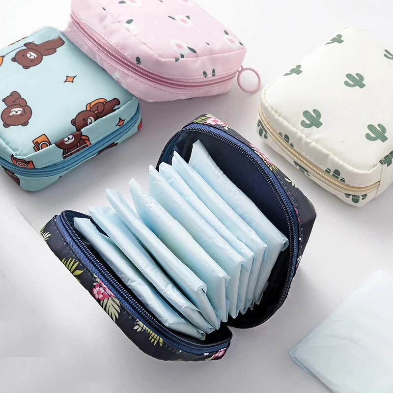 Napkin Folding Set - Kobiety mała kosmetyczka zestaw Zipper Girls