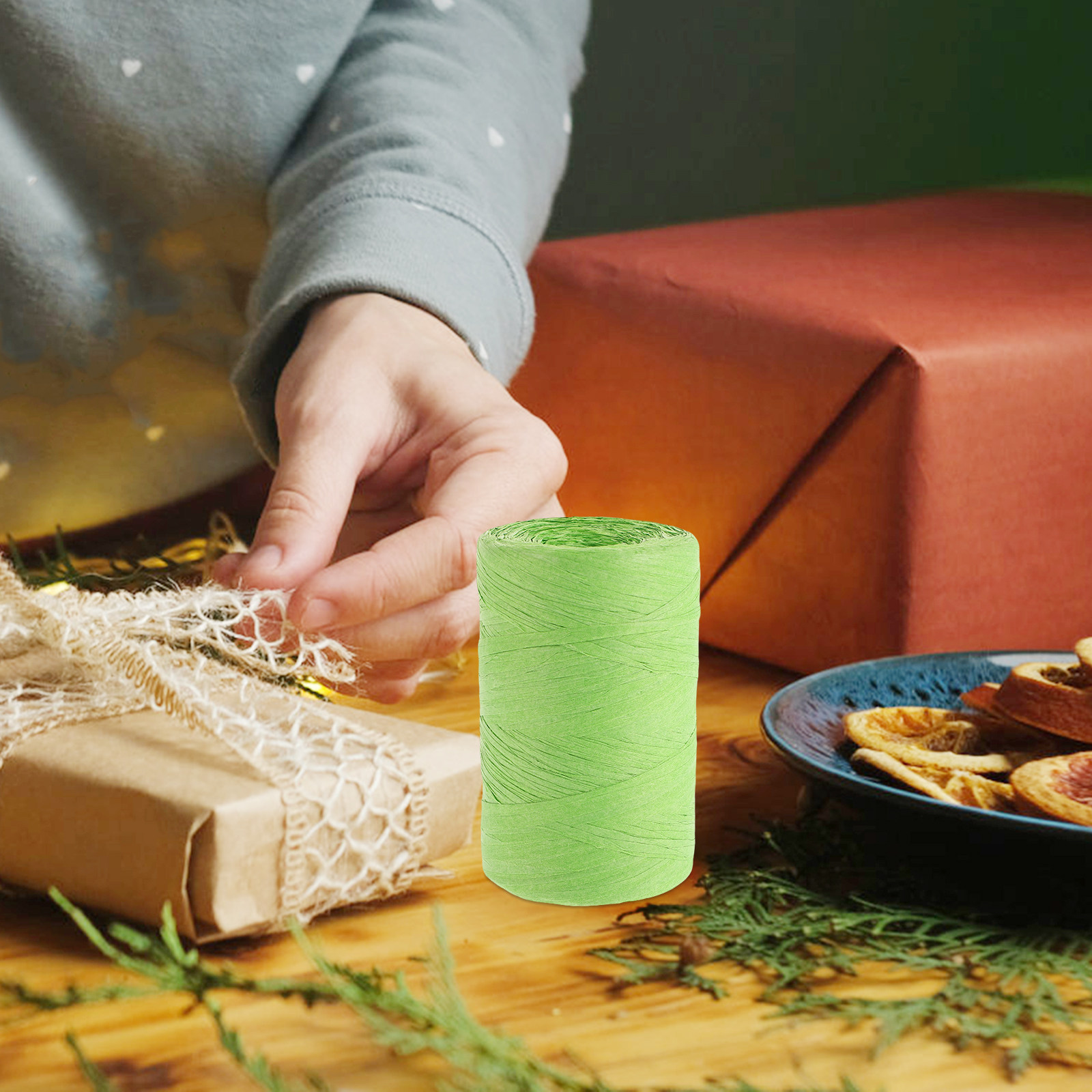 Kolorowa taśma z papieru rafia – Papercraft Supply Ribbon recenzja i cena
