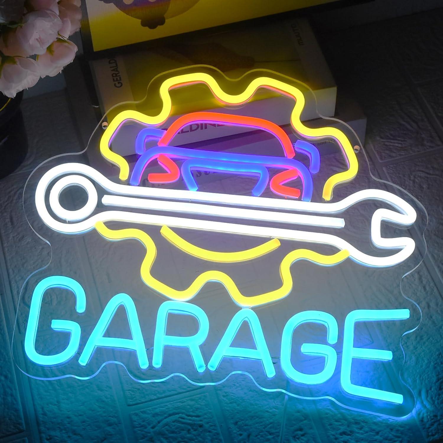 Neonowy szyld garażowy zasilan – Neon Sign Party recenzja i cena