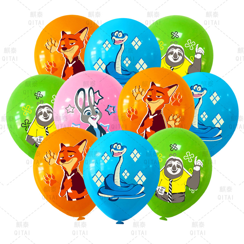 Nowe balony Zootopia, lateksow – Event Supplies recenzja i cena