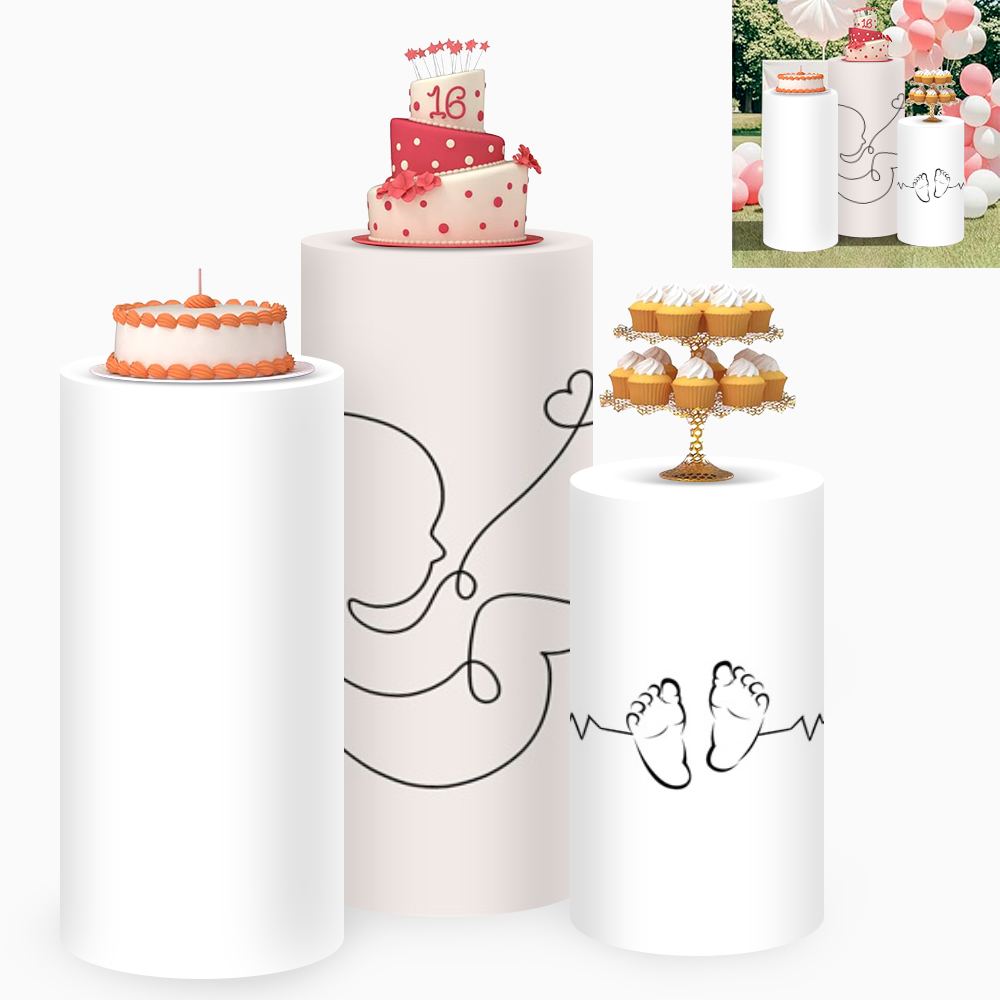 Yeele 3 szt. Siluetowe osłonki – Dessert Table Backdrop recenzja i cena