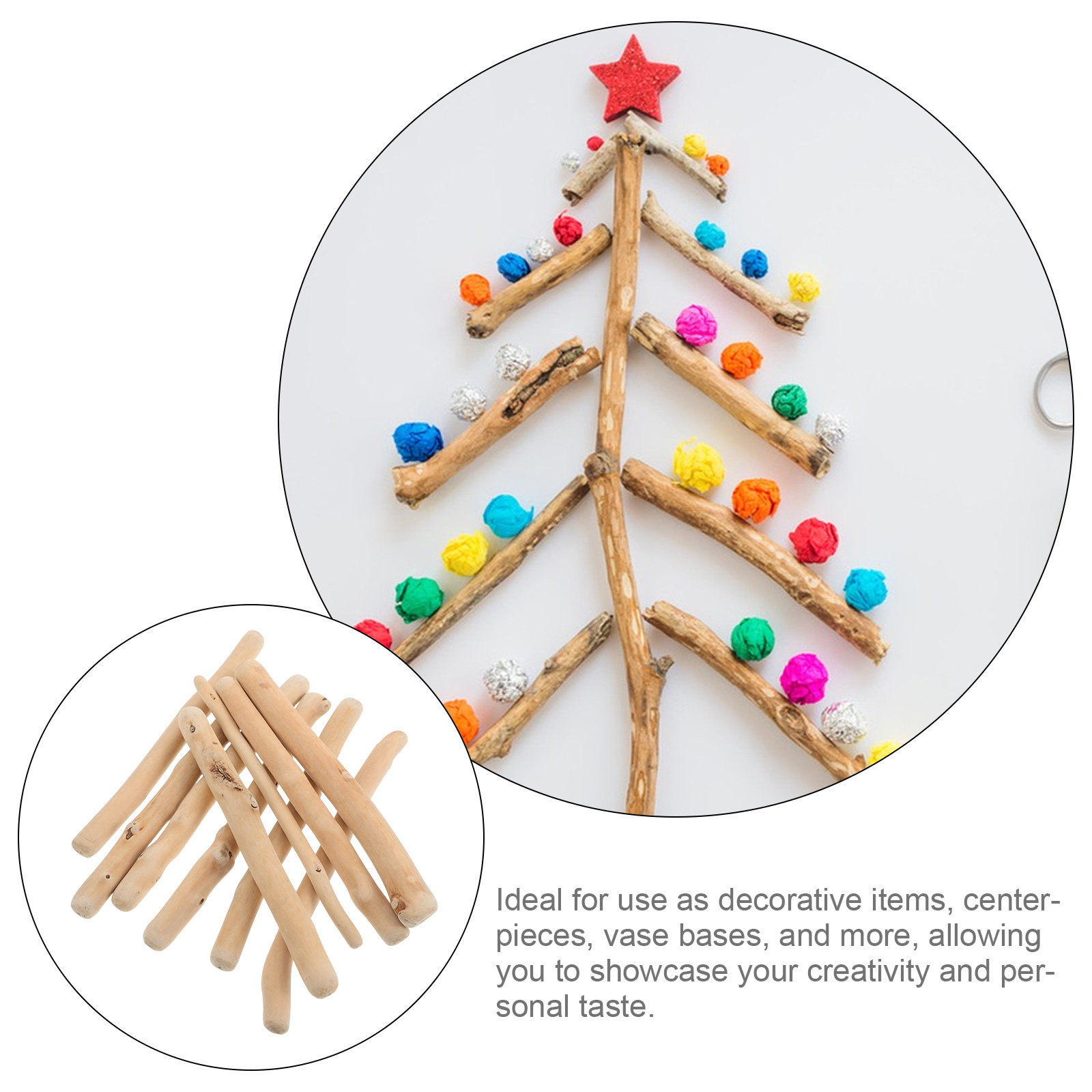 Dekoracje z drewna dryfującego – Centerpiece Stick recenzja i cena