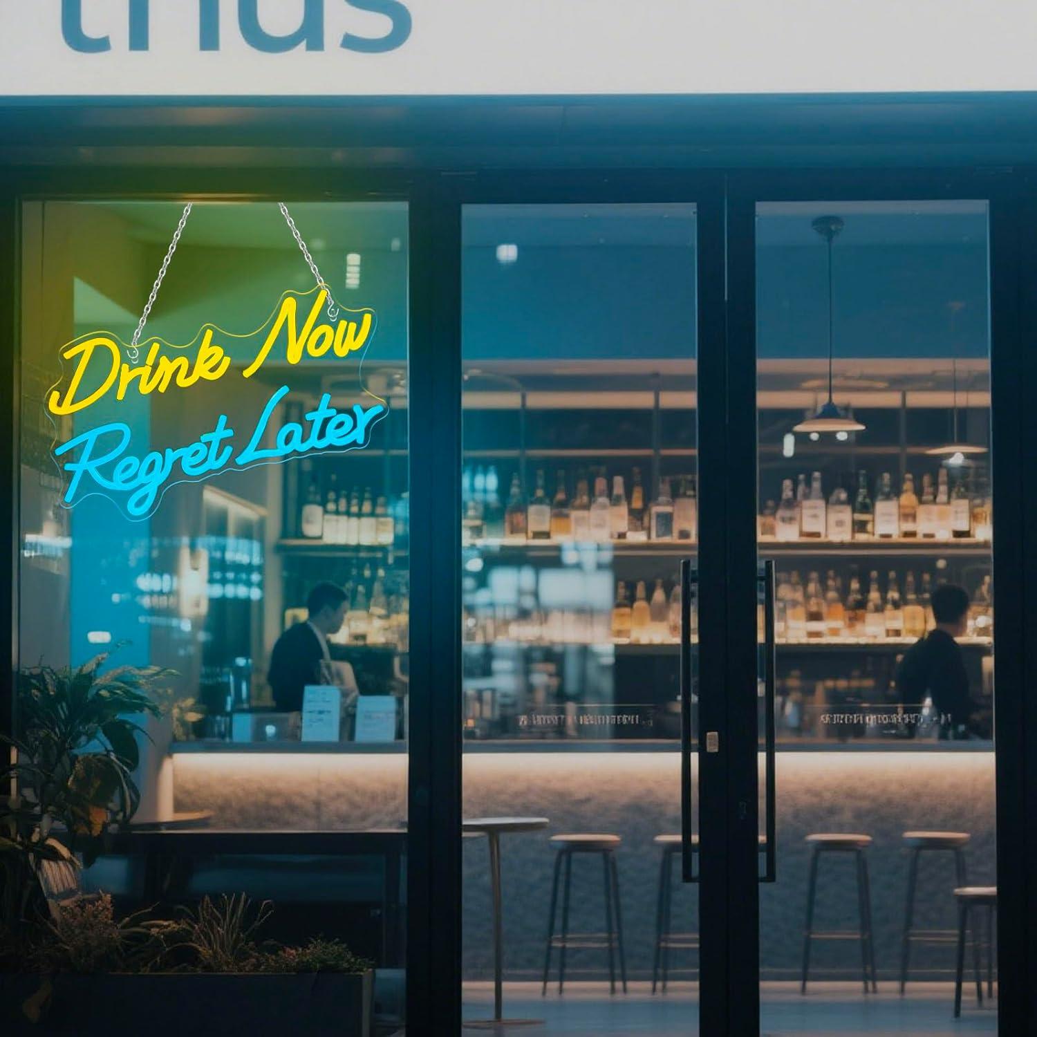 Neonowy szyld piwny Pij teraz, – Neon Sign Party recenzja i cena