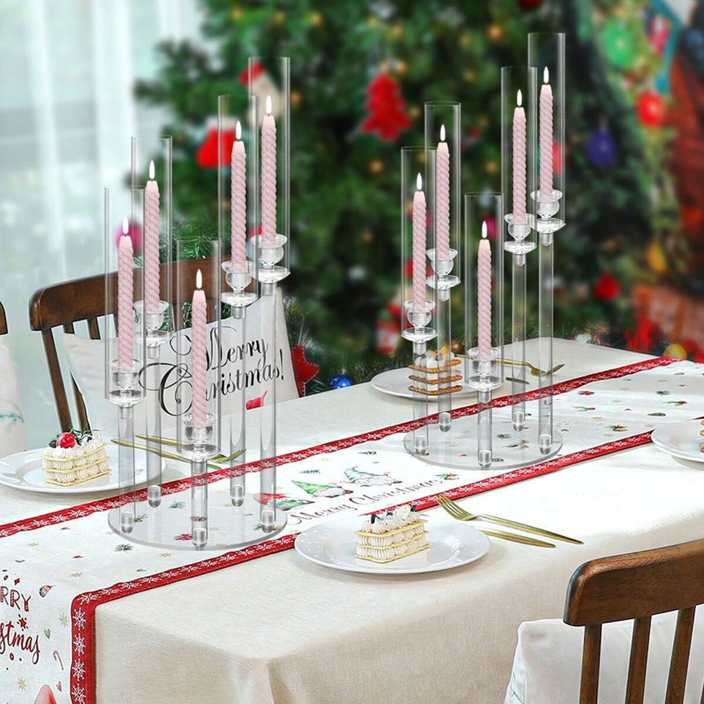 5-ramienny akrylowy świecznik  – Centerpiece Stick recenzja i cena