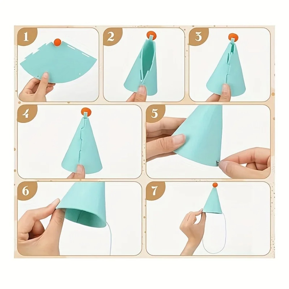 6 szt. Mini kapeluszy imprezow – Party Hat Cone recenzja i cena