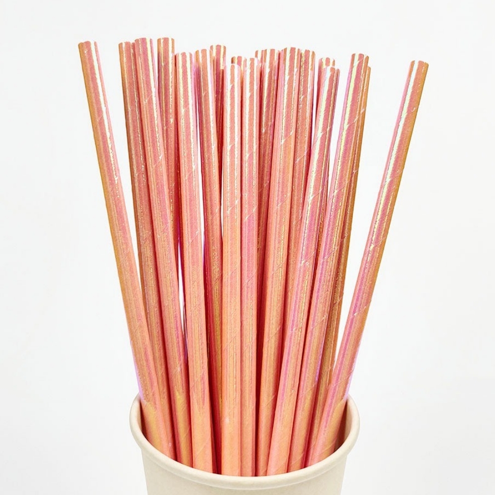 25Pcs Perłowe brązujące słomki – Paper Straw Color recenzja i cena