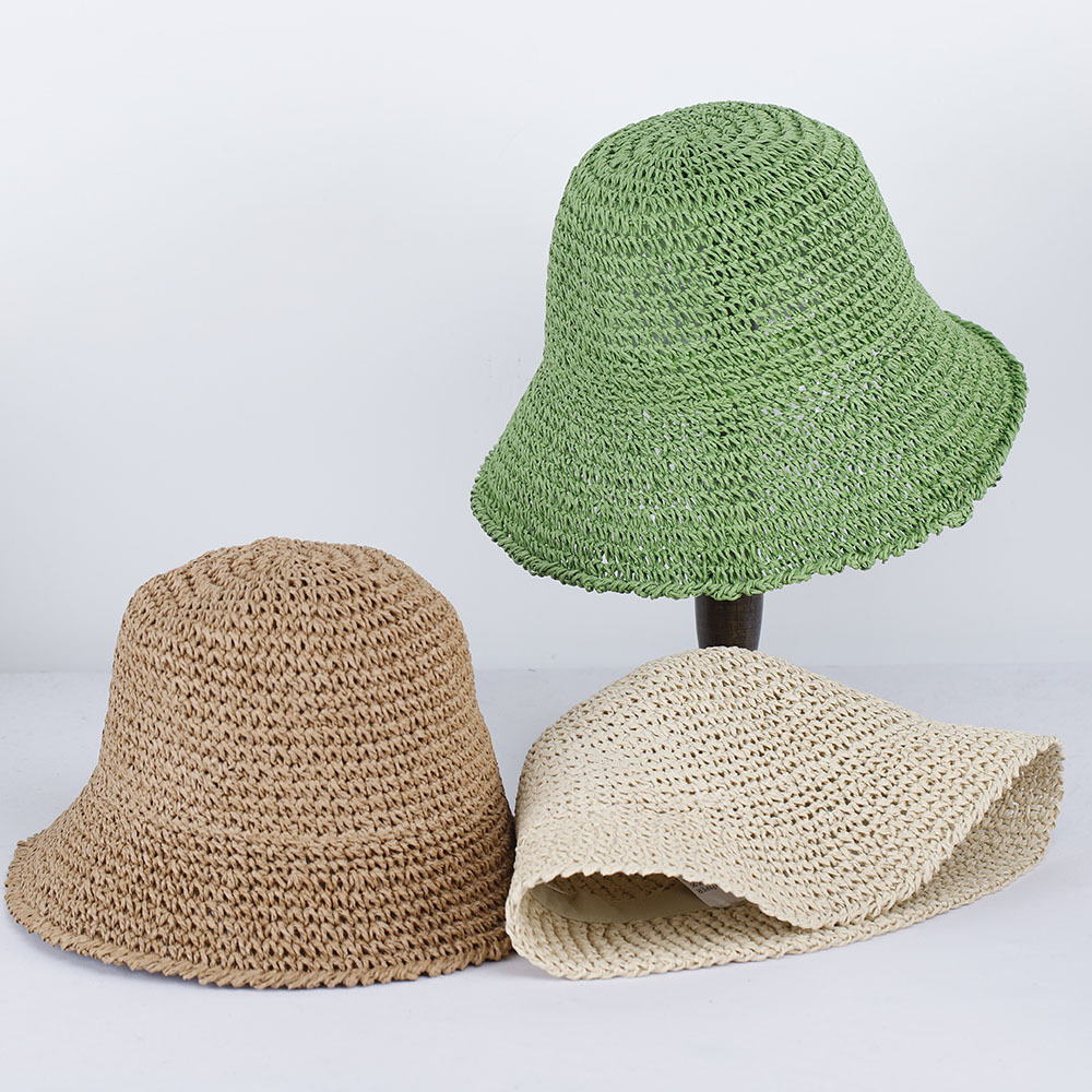 Damskie słomkowy kapelusz prze – Paper Straw Color recenzja i cena