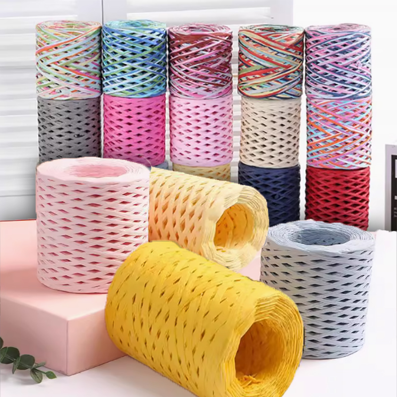 200M/Roll Raffia Paper Craft R – Papercraft Supply Ribbon recenzja i cena