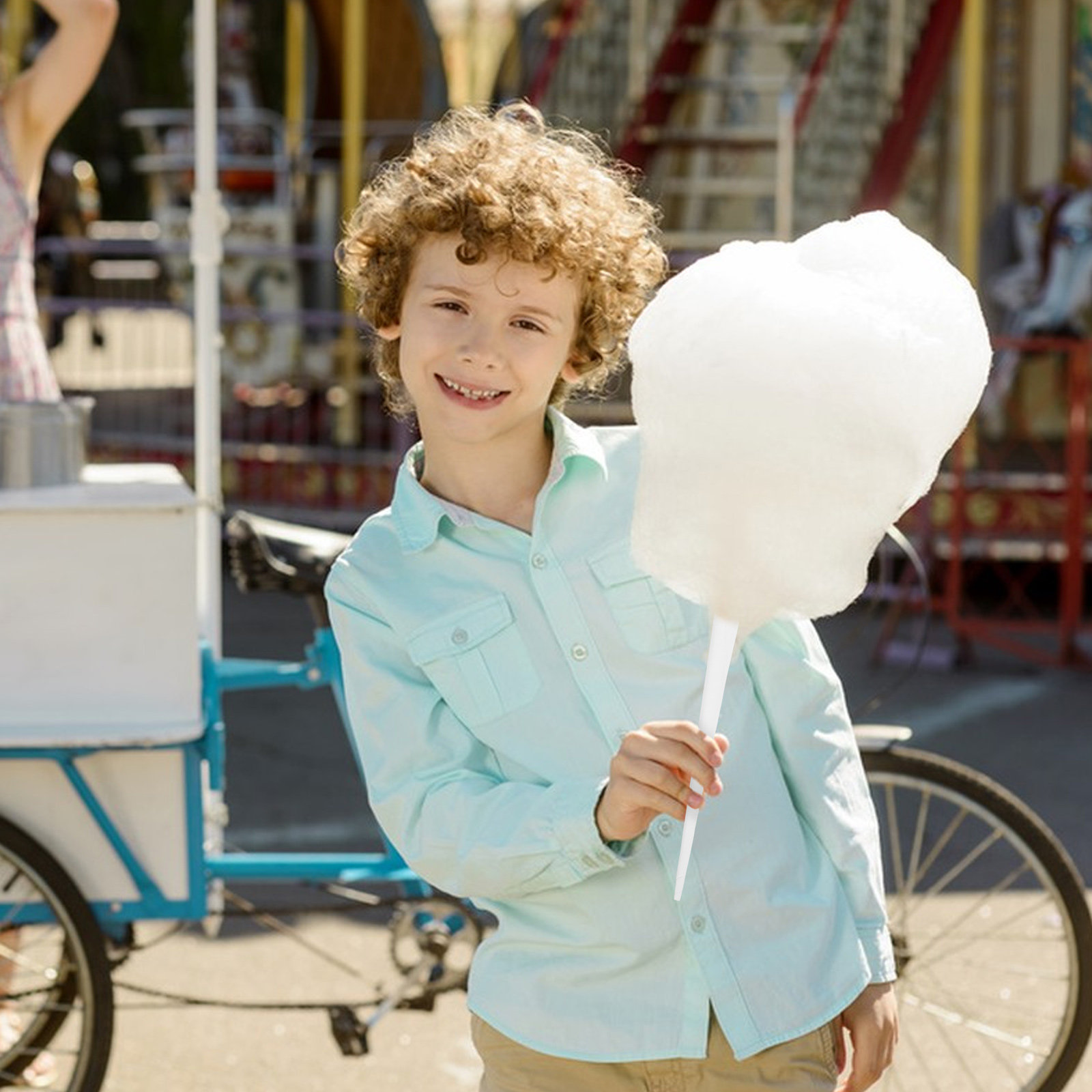 20 szt. Papierowe patyczki do  – Cotton Candy Cone recenzja i cena