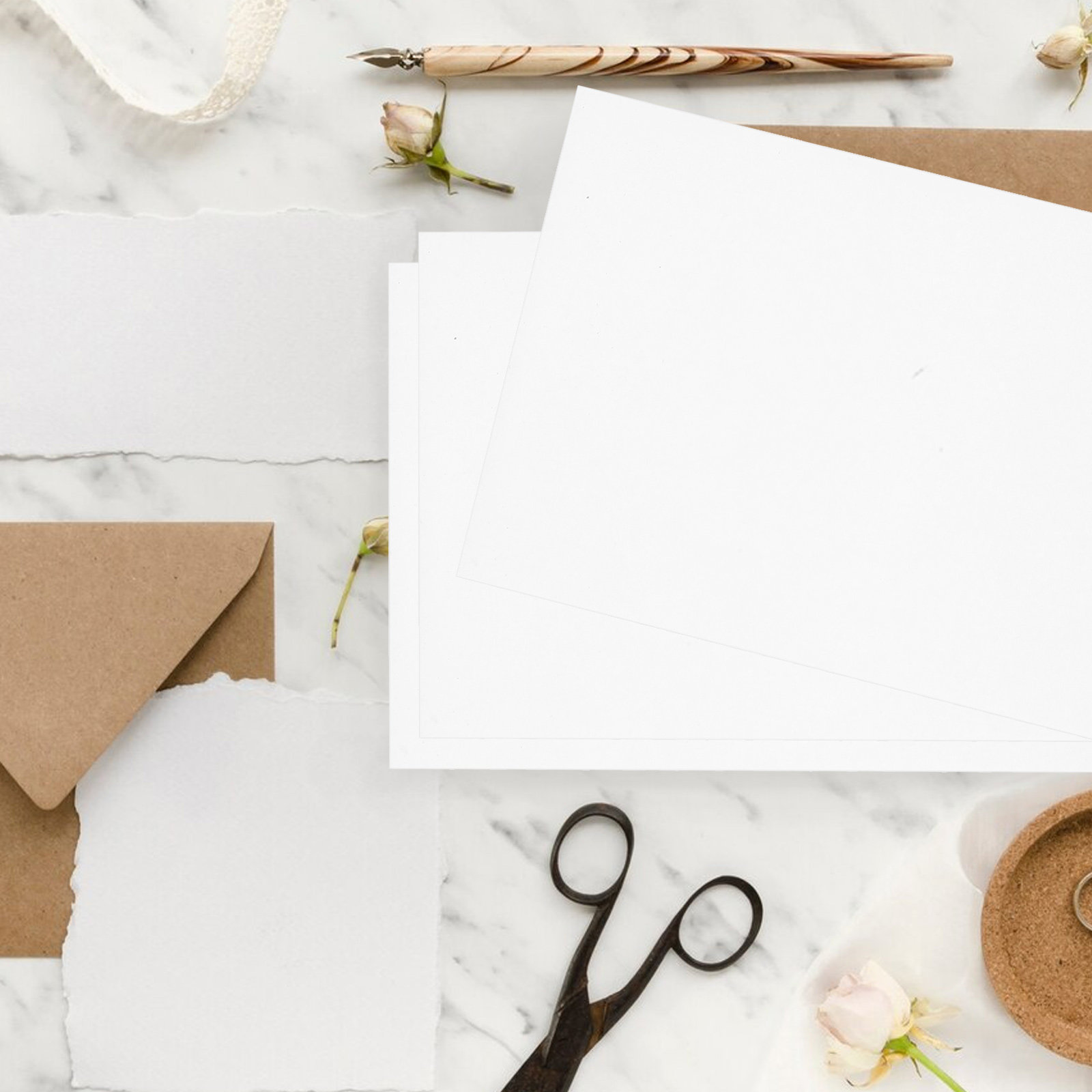 50 sztuk białych grubych arkus – Papercraft Supply Invitation recenzja i cena